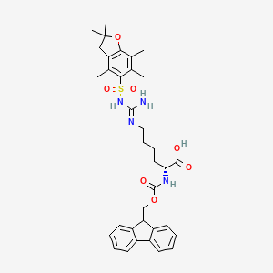 molecular formula C35H42N4O7S B2571489 Fmoc-D-HoArg(Pbf)-OH CAS No. 1313054-60-2