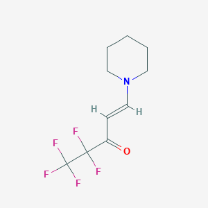 (E)-4,4,5,5,5-pentafluoro-1-piperidino-1-penten-3-one