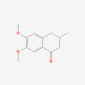 molecular formula C13H16O3 B2571573 6,7-二甲氧基-3-甲基-3,4-二氢-2H-萘-1-酮 CAS No. 408312-82-3