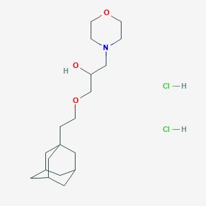 1-(2-((3r,5r,7r)-Adamantan-1-yl)ethoxy)-3-morpholinopropan-2-ol dihydrochloride