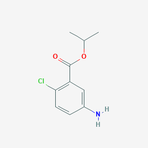 molecular formula C10H12ClNO2 B2571600 5-氨基-2-氯苯甲酸异丙酯 CAS No. 86819-50-3