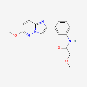 2-methoxy-N-(5-(6-methoxyimidazo[1,2-b]pyridazin-2-yl)-2-methylphenyl)acetamide