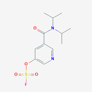 3-[Di(propan-2-yl)carbamoyl]-5-fluorosulfonyloxypyridine
