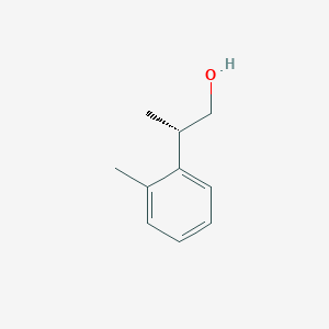 molecular formula C10H14O B2571752 (2S)-2-(2-Methylphenyl)propan-1-ol CAS No. 1215288-04-2