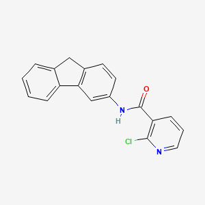 2-chloro-N-(9H-fluoren-3-yl)pyridine-3-carboxamide