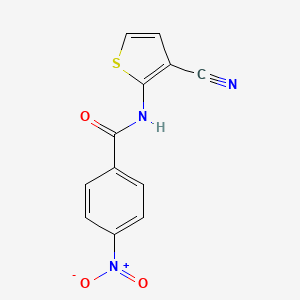 N-(3-cyanothiophen-2-yl)-4-nitrobenzamide
