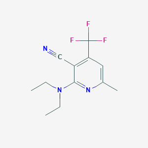 2-(Diethylamino)-6-methyl-4-(trifluoromethyl)nicotinonitrile