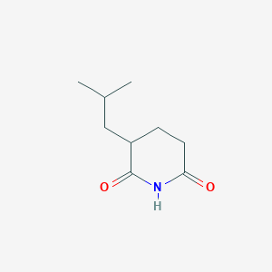 B2571850 3-(2-Methylpropyl)piperidine-2,6-dione CAS No. 1341348-16-0; 916982-10-0