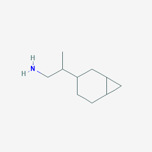 2-(3-Bicyclo[4.1.0]heptanyl)propan-1-amine