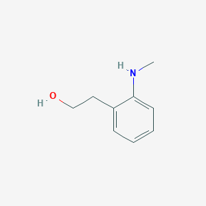 molecular formula C9H13NO B2571882 2-(Methylamino)benzeneethanol CAS No. 106899-00-7
