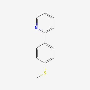 molecular formula C12H11NS B2571947 2-(4-Methylthiophenyl)pyridine CAS No. 4373-59-5
