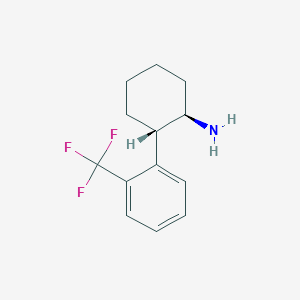 (1R,2S)-2-[2-(Trifluoromethyl)phenyl]cyclohexan-1-amine