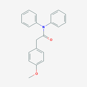 molecular formula C21H19NO2 B257204 2-(4-methoxyphenyl)-N,N-diphenylacetamide 