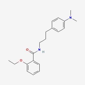 molecular formula C20H26N2O2 B2572045 N-(3-(4-(二甲氨基)苯基)丙基)-2-乙氧基苯甲酰胺 CAS No. 952995-71-0