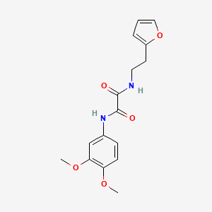 N'-(3,4-dimethoxyphenyl)-N-[2-(furan-2-yl)ethyl]oxamide