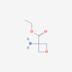 molecular formula C6H11NO3 B2572165 3-氨基氧杂环丁烷-3-羧酸乙酯 CAS No. 1507113-65-6