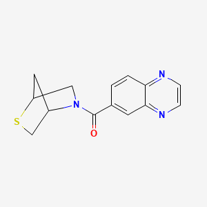 6-{2-thia-5-azabicyclo[2.2.1]heptane-5-carbonyl}quinoxaline