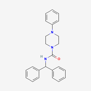 N-benzhydryl-4-phenylpiperazine-1-carboxamide