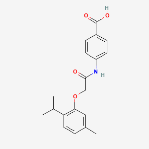 4-(2-(2-Isopropyl-5-methylphenoxy)acetamido)benzoic acid