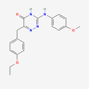 6-(4-ethoxybenzyl)-3-((4-methoxyphenyl)amino)-1,2,4-triazin-5(4H)-one