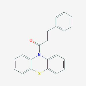molecular formula C21H17NOS B257233 1-(10H-phenothiazin-10-yl)-3-phenylpropan-1-one 