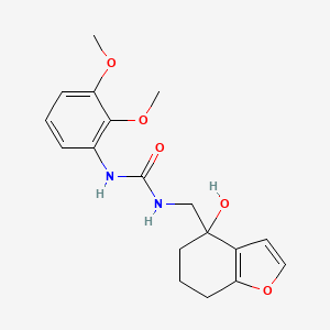 1-(2,3-Dimethoxyphenyl)-3-((4-hydroxy-4,5,6,7-tetrahydrobenzofuran-4-yl)methyl)urea