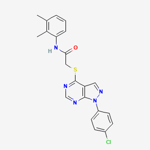 2-((1-(4-chlorophenyl)-1H-pyrazolo[3,4-d]pyrimidin-4-yl)thio)-N-(2,3-dimethylphenyl)acetamide