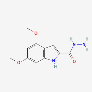 4,6-dimethoxy-1H-indole-2-carbohydrazide