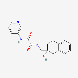 N1-((2-hydroxy-1,2,3,4-tetrahydronaphthalen-2-yl)methyl)-N2-(pyridin-3-yl)oxalamide