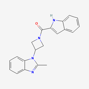 1H-Indol-2-yl-[3-(2-methylbenzimidazol-1-yl)azetidin-1-yl]methanone