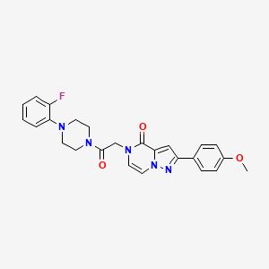 5-{2-[4-(2-fluorophenyl)piperazin-1-yl]-2-oxoethyl}-2-(4-methoxyphenyl)pyrazolo[1,5-a]pyrazin-4(5H)-one