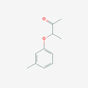 molecular formula C11H14O2 B2572383 3-(3-Methylphenoxy)-2-butanone CAS No. 6560-02-7