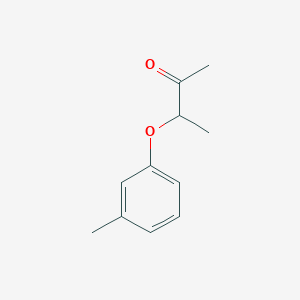 molecular formula C11H14O2 B2572383 3-(3-メチルフェノキシ)-2-ブタノン CAS No. 6560-02-7