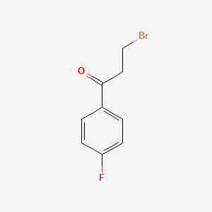 molecular formula C9H8BrFO B2572413 3-Bromo-1-(4-fluorophenyl)propan-1-one CAS No. 57056-43-6