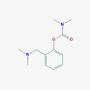 molecular formula C12H18N2O2 B257243 2-[(Dimethylamino)methyl]phenyl dimethylcarbamate 