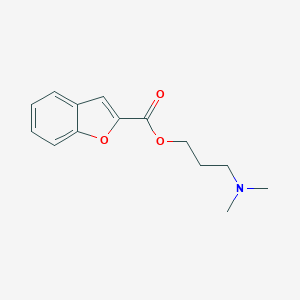 molecular formula C14H17NO3 B257244 3-(Dimethylamino)propyl 1-benzofuran-2-carboxylate 
