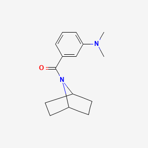molecular formula C15H20N2O B2572453 ((1s,4s)-7-Azabicyclo[2.2.1]heptan-7-yl)(3-(dimethylamino)phenyl)methanone CAS No. 2310208-73-0