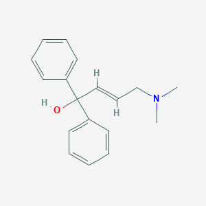 molecular formula C18H21NO B257249 4-(Dimethylamino)-1,1-diphenyl-2-buten-1-ol 