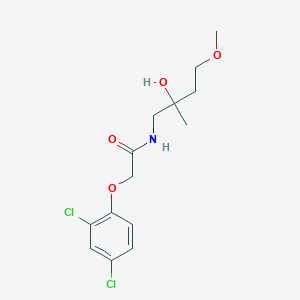 2-(2,4-dichlorophenoxy)-N-(2-hydroxy-4-methoxy-2-methylbutyl)acetamide