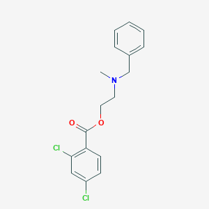 molecular formula C17H17Cl2NO2 B257253 2-[Benzyl(methyl)amino]ethyl 2,4-dichlorobenzoate 