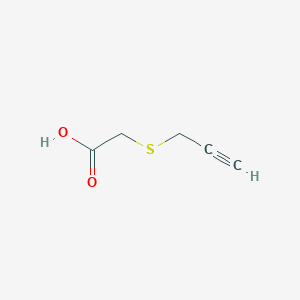 molecular formula C5H6O2S B2572558 (丙-2-炔硫基)乙酸 CAS No. 13702-08-4