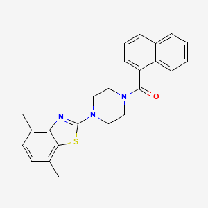(4-(4,7-Dimethylbenzo[d]thiazol-2-yl)piperazin-1-yl)(naphthalen-1-yl)methanone
