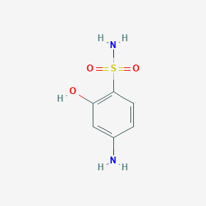 molecular formula C6H8N2O3S B2572585 4-Amino-2-hydroxybenzenesulfonamide CAS No. 647830-76-0