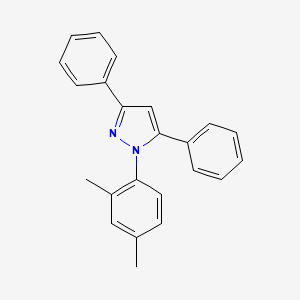 1-(2,4-Dimethylphenyl)-3,5-diphenyl-1H-pyrazole