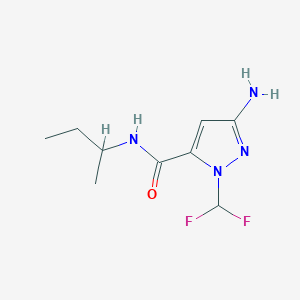 5-Amino-N-butan-2-yl-2-(difluoromethyl)pyrazole-3-carboxamide