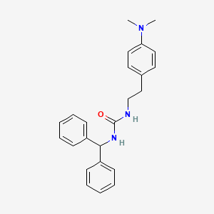 molecular formula C24H27N3O B2572632 1-Benzhydryl-3-(4-(dimethylamino)phenethyl)urea CAS No. 1211098-05-3