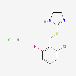 2-[(2-chloro-6-fluorobenzyl)thio]-4,5-dihydro-1H-imidazole hydrochloride