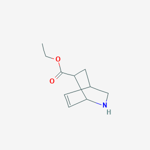 Ethyl 2-azabicyclo[2.2.2]oct-7-ene-6-carboxylate