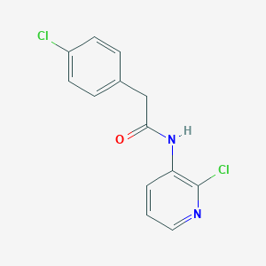 molecular formula C13H10Cl2N2O B257272 2-(4-chlorophenyl)-N-(2-chloropyridin-3-yl)acetamide 
