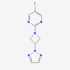 5-Fluoro-2-[3-(triazol-2-yl)azetidin-1-yl]pyrimidine